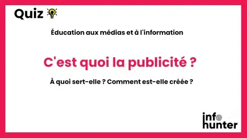 C'est quoi la publicité ? C'est quoi la publicité ?
